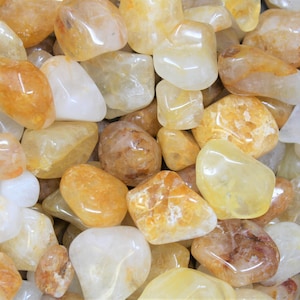 Golden Healer Quartz Tumbled Stones: Choose Ounces or lb Bulk Wholesale Lots ('A' Grade)