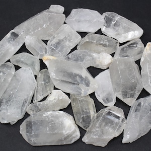 Natural Clear Quartz Crystal Points, CLEARANCE Wholesale Bulk Lots: Choose Ounces or lbs (Quartz Point, Crystal Point, Quartz Crystal)