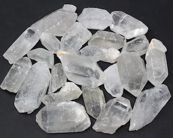 Natural Clear Quartz Crystal Points, CLEARANCE Wholesale Bulk Lots: Choose Ounces or lbs (Quartz Point, Crystal Point, Quartz Crystal)