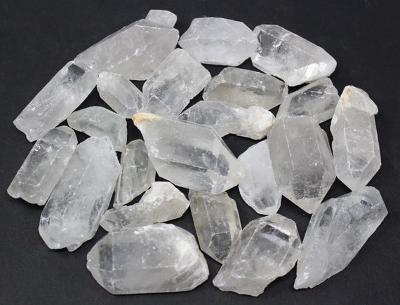 Natural Clear Quartz Crystal Points, CLEARANCE Wholesale Bulk Lots: Choose Ounces or lbs (Quartz Point, Crystal Point, Quartz Crystal)