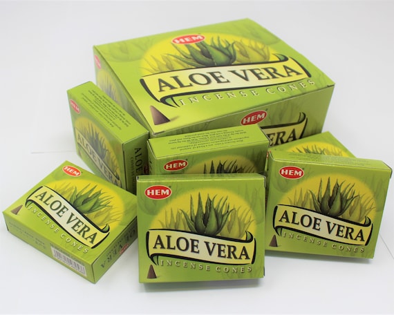 Hem Aloe Vera Incense Cones: Choose How Many