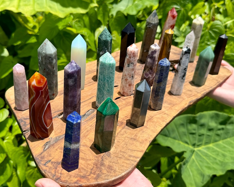Natural Crystal Obelisks / Beautiful Polished Towers