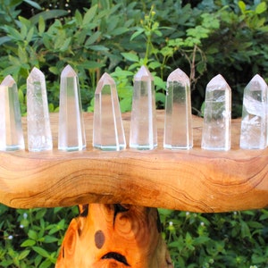 Clear Quartz Obelisks, 1.75&quot; - 4.5&quot; Natural Quartz Towers - Choose Size (&#39;AAA&#39; Grade 6-Sided Clear Quartz Crystal Tower, Clear Quartz Point)