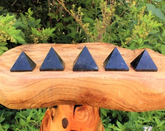 Black Tourmaline Crystal Pyramid, 1" - 1.25" (Gemstone Pyramid, Black Tourmaline Pyramid, Protection Pyramid)