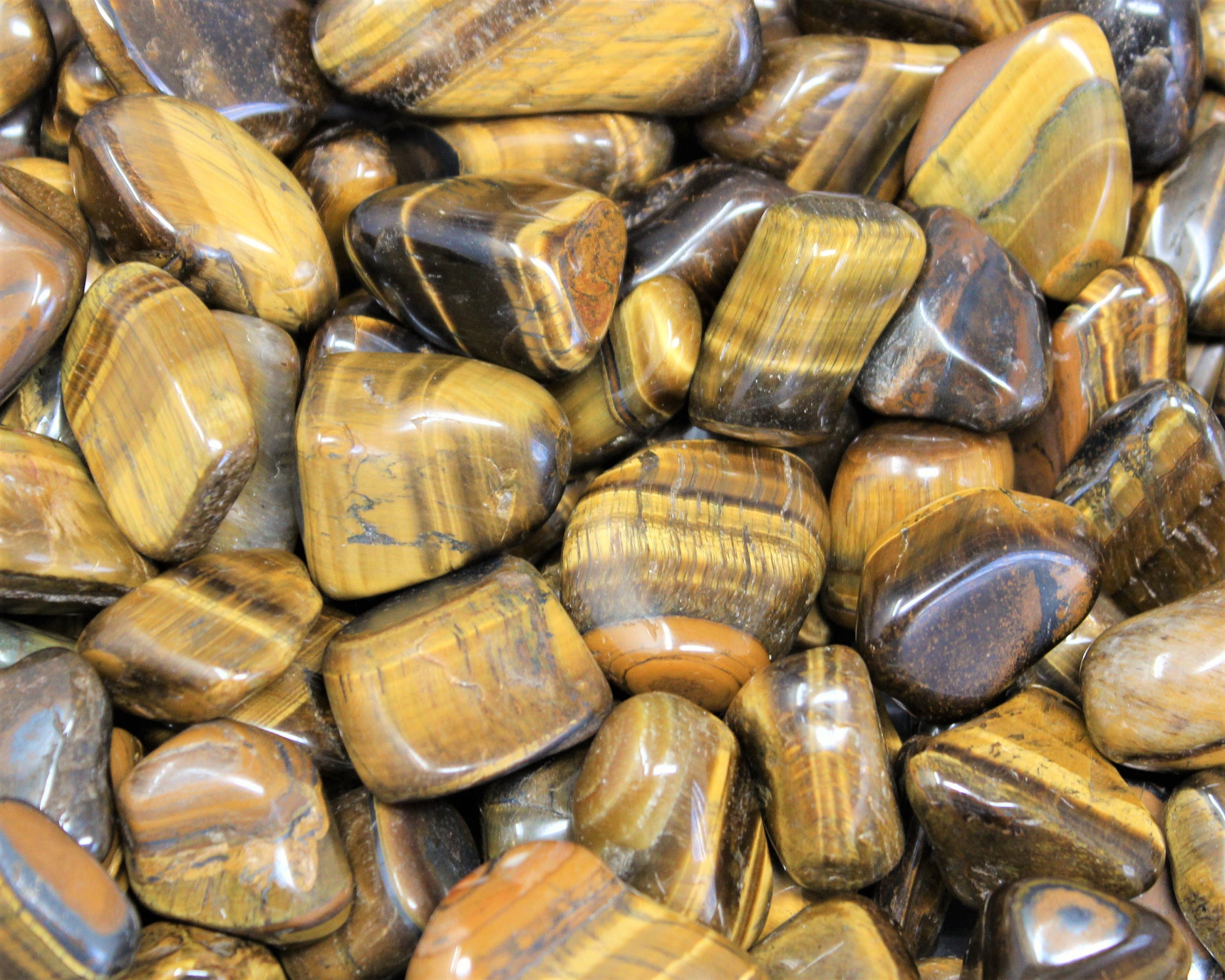 Golden Tigers Eye Tumbles Golden Tigers Eye Tumbles