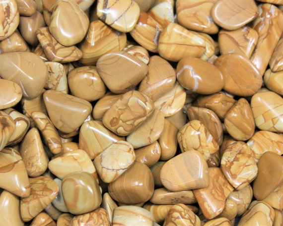 Walnut Jasper Tumbled Stones: Choose Ounces or lb Bulk Wholesale Lots (Premium Quality 'A' Grade)