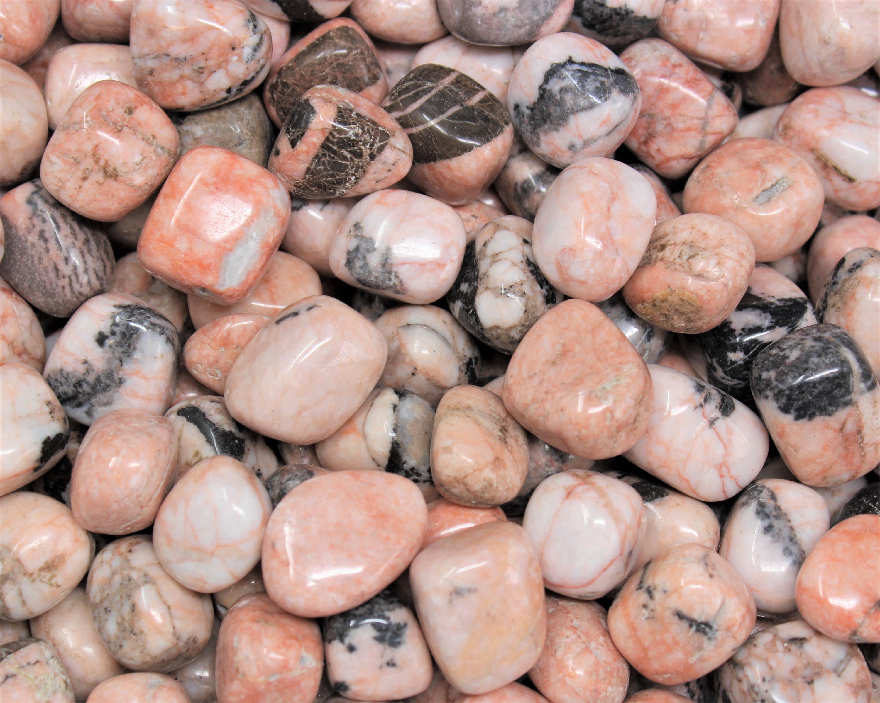 Assorted Mix Tumbled Stones: SMALL, MEDIUM or LARGE Sizes Wholesale Bulk  Lots mixed Assorted Tumbled Stones 