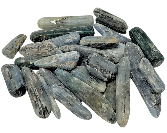 Tumbled Kyanite: Choose Ounces or lbs Wholesale Bulk Lots (Tumbled Kyanite Crystals)