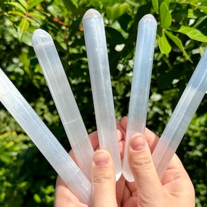 Selenite Massage Wand