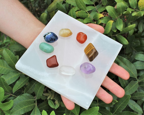 Buy Polished Selenite Charging Plate Station: Choose 3", 4" or 6 ...