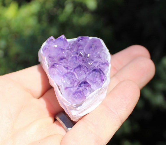 Uruguay Amethyst Crystal Cluster, Small 1 - 2 Ounce (Premium Quality Natural Amethyst Cluster)