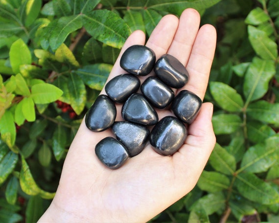 Shungite Tumbled Stones: Choose How Many Pieces