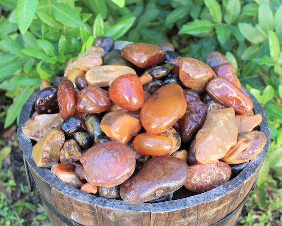 Rough Natural Carnelian Stones from Brazil, CLEARANCE: Choose Ounces or lb Bulk Wholesale Lots ('B' Grade Carnelian Crystals)