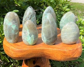 Garnierite / Green Moonstone Free Forms, Polished Free-Standing Display Specimens - Choose Size (Home Decor)