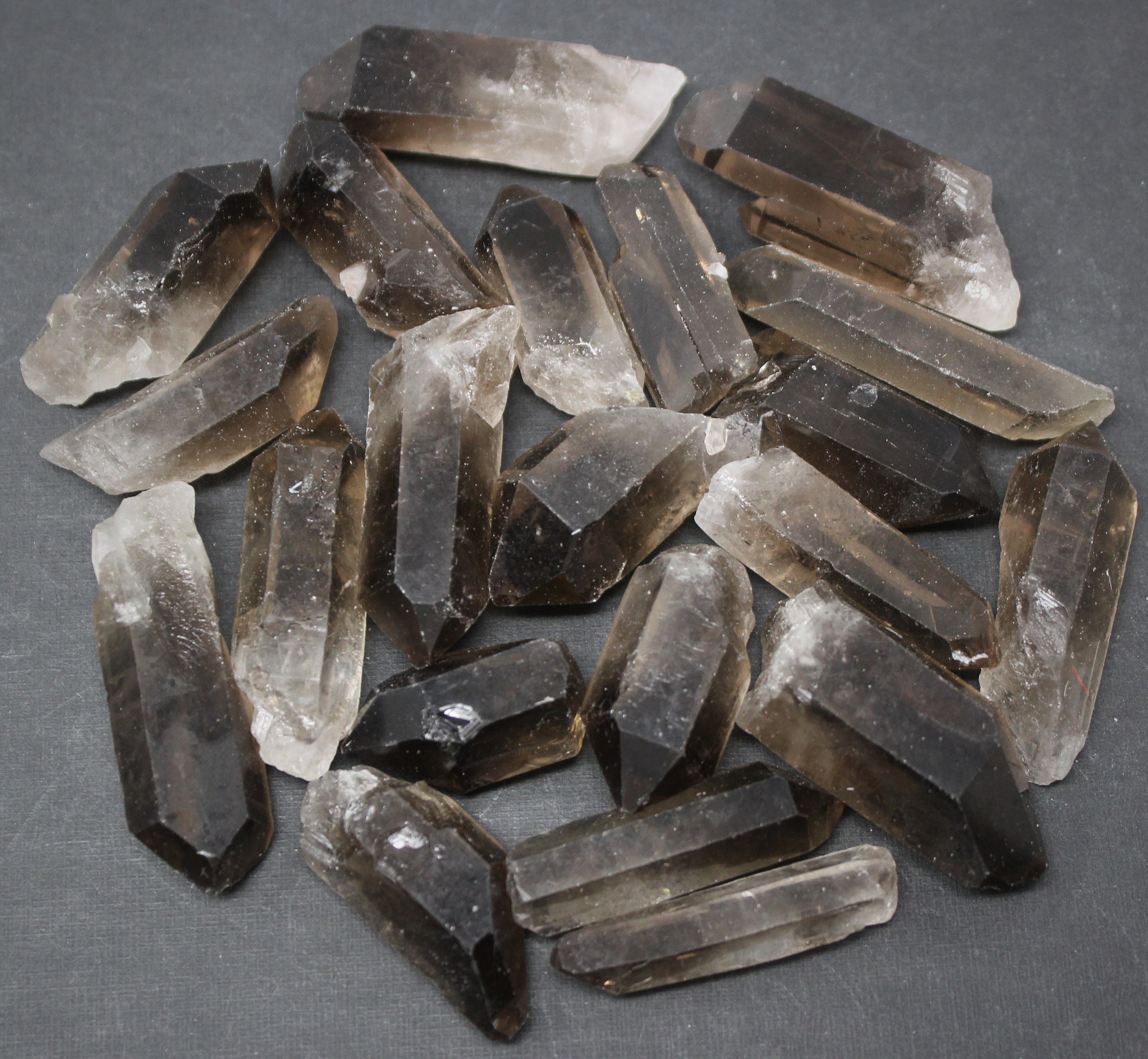 Smoky Quartz Crystal Points Choose 4 oz, 8 oz or 1 lb Bulk (Smoky