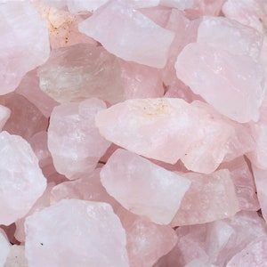 Madagascar Rose Quartz Rough Natural Stones: Choose Ounces or - Etsy