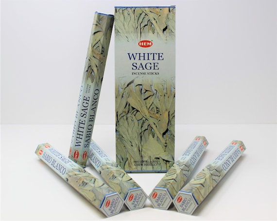 Hem Incense Sticks WHITE SAGE - Choose How Many