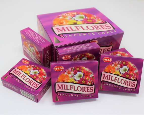 Hem Milflores Incense Cones: Choose How Many