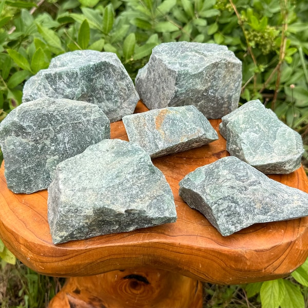 Jumbo Rough Green Aventurine Natural Stones: Choose Size ('A' Grade LARGE Green Aventurine Specimens, Green Quartz From Brazil, Home Decor)