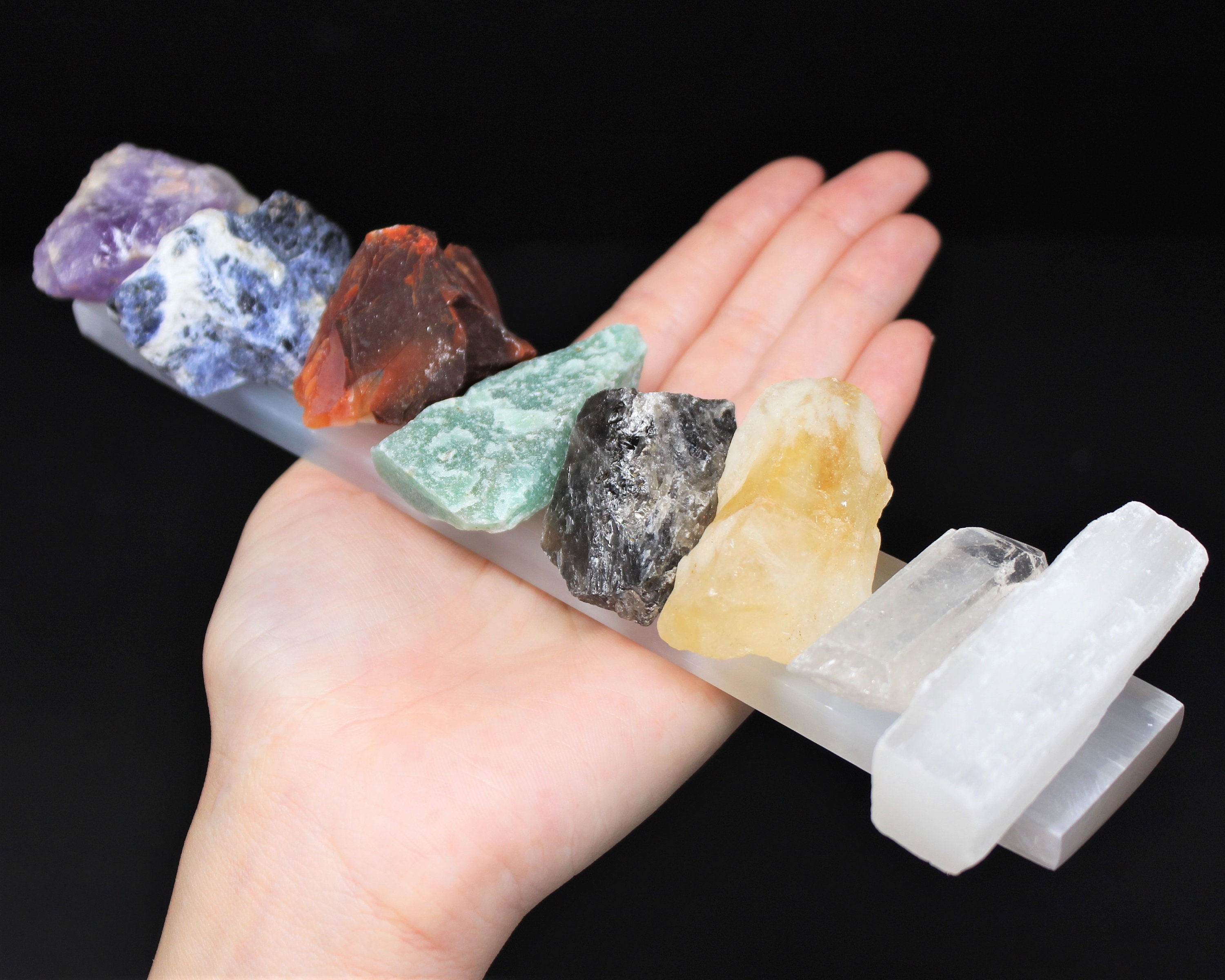 Beginners Crystal Kit, 20 Pcs Chakra Protection Healing Sets PLUS Natural  Rough & Tumbled Crystal Specimens healing Crystals and Stones -  Canada