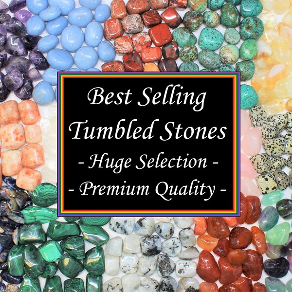 BEST SELLING Tumbled Stones: HUGE Range - Choose Gemstone & Amount