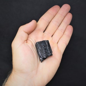 1 Selenite Tower & 1 Extra Grade Black Tourmaline Log: Home Protection Kit Buy More Sets and Save BIG image 9