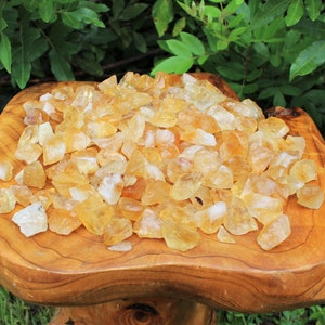 Citrine Rough Crystal Chips, 0.5 1.25: Choose Ounces or lb Wholesale Bulk Lots 'AAA' Quality Raw Citrine Chips, Rough Citrine Chips image 3