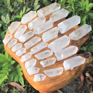 LARGE Clear Quartz Crystal Points, 1 - 6" Natural Quartz Points: Choose Size & Amount (A Grade Premium Quality Wholesale Bulk Quartz Points)