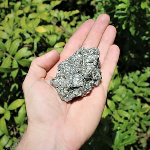 LARGE Raw Pyrite Rough Natural Crystal Specimen, 5 - 7 oz (Premium Quality &#39;A&#39; Grade Natural Pyrite Crystals)