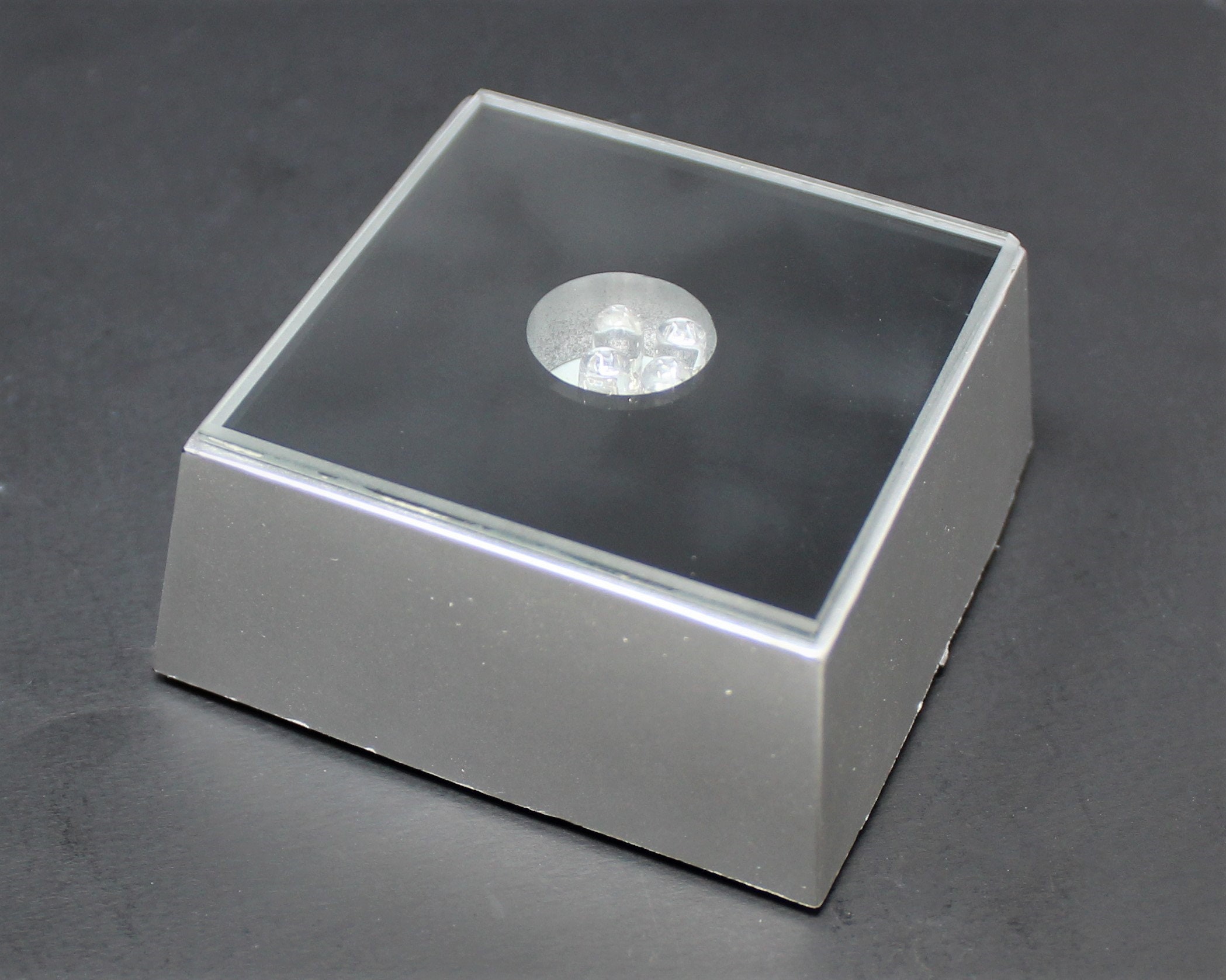 LED Light Base LED Multi Color Changing LED Square Base Selenite Jewel