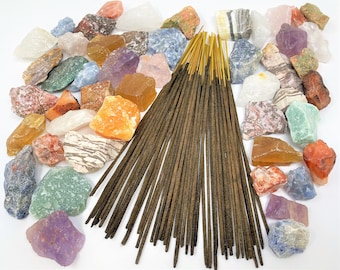 BENZOIN Incense Sticks + FREE Mystery Crystal: Choose How Many (Wholesale Bulk Lots)