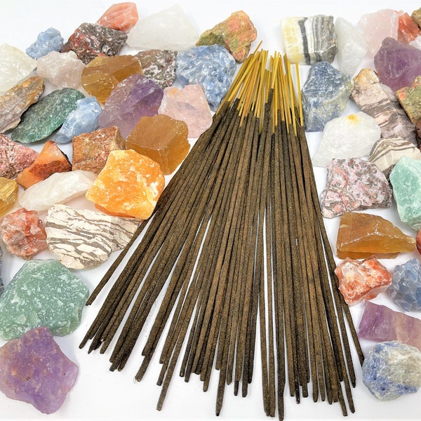 WHITE SAGE Incense Sticks + FREE Mystery Crystal: Choose How Many (Wholesale Bulk Lots)