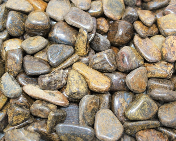 Bronzite Tumbled Stones: Choose Ounces or lb Bulk Wholesale Lots (Premium Quality 'A' Grade)