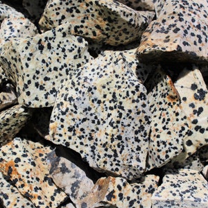 Dalmation Jasper Rough Natural Stones: Choose Ounces or lb Bulk Wholesale Lots Premium Quality 'A' Grade image 8