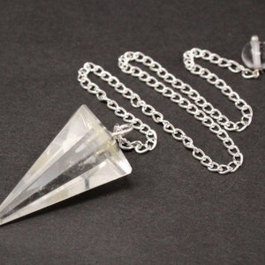 Clear Quartz Pendulum