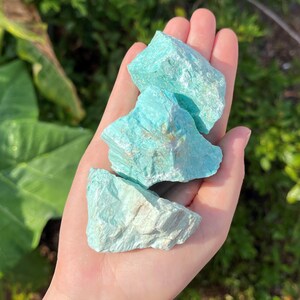 LARGE Turquoise Rough Stones - 'A' Grade Raw Turquoise Crystals From ...