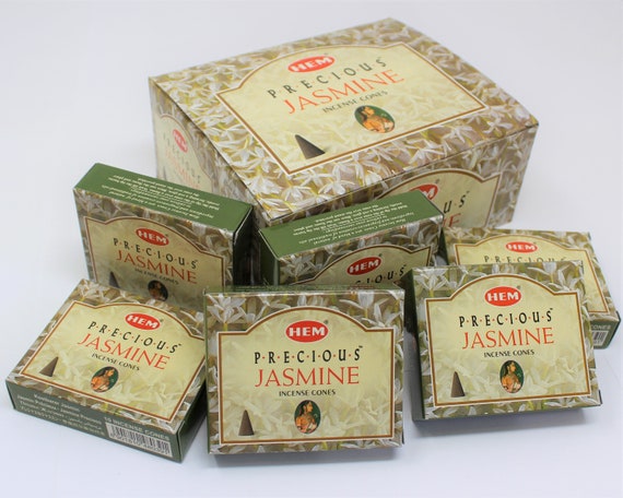 Hem Precious Jasmine Incense Cones: Choose How Many