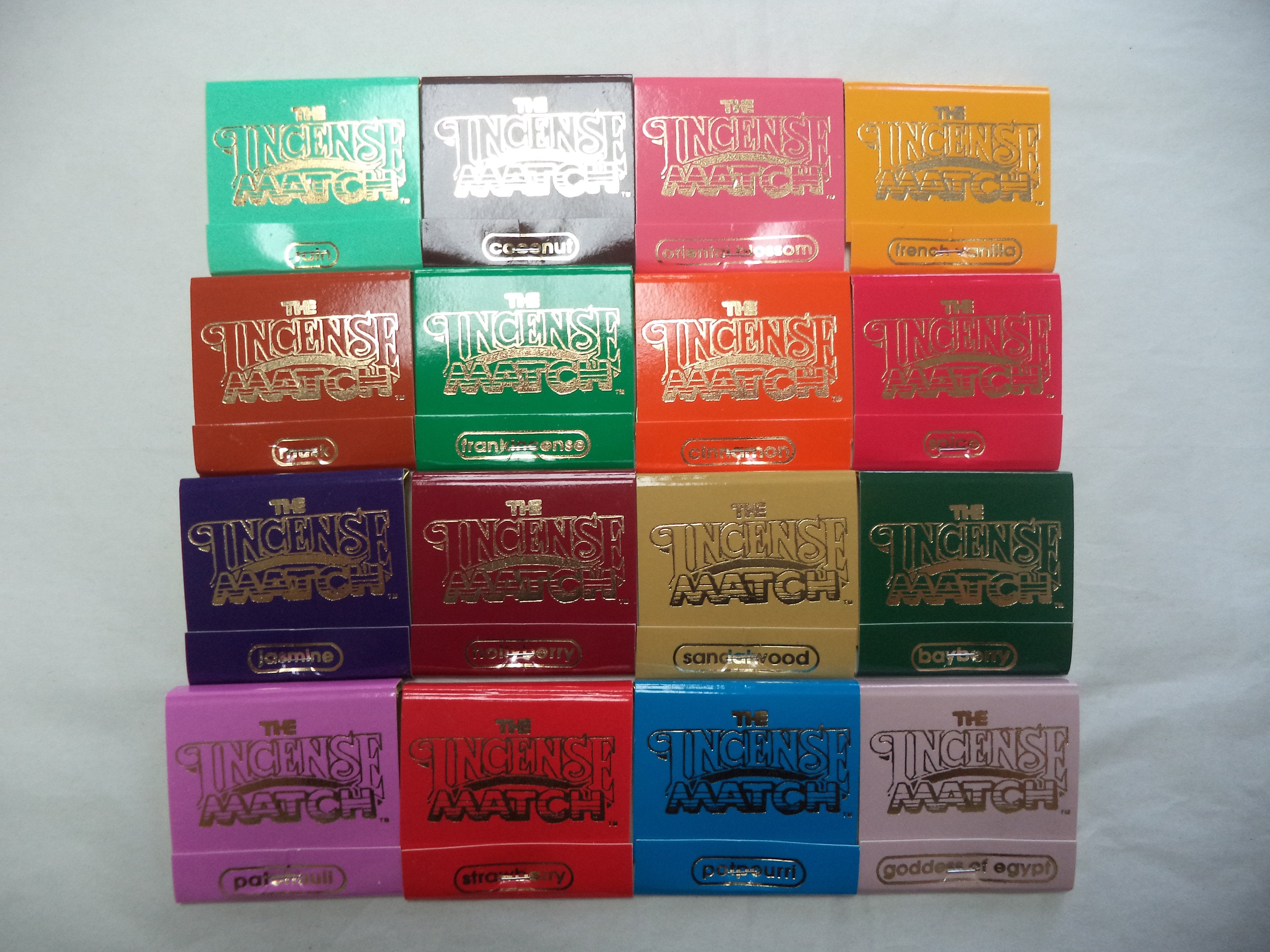 Scented Matches from The Original Incense Match Co Huge Choice of Scents