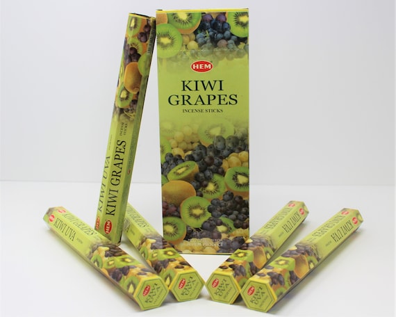 Hem Incense Sticks Kiwi Grapes - Choose How Many