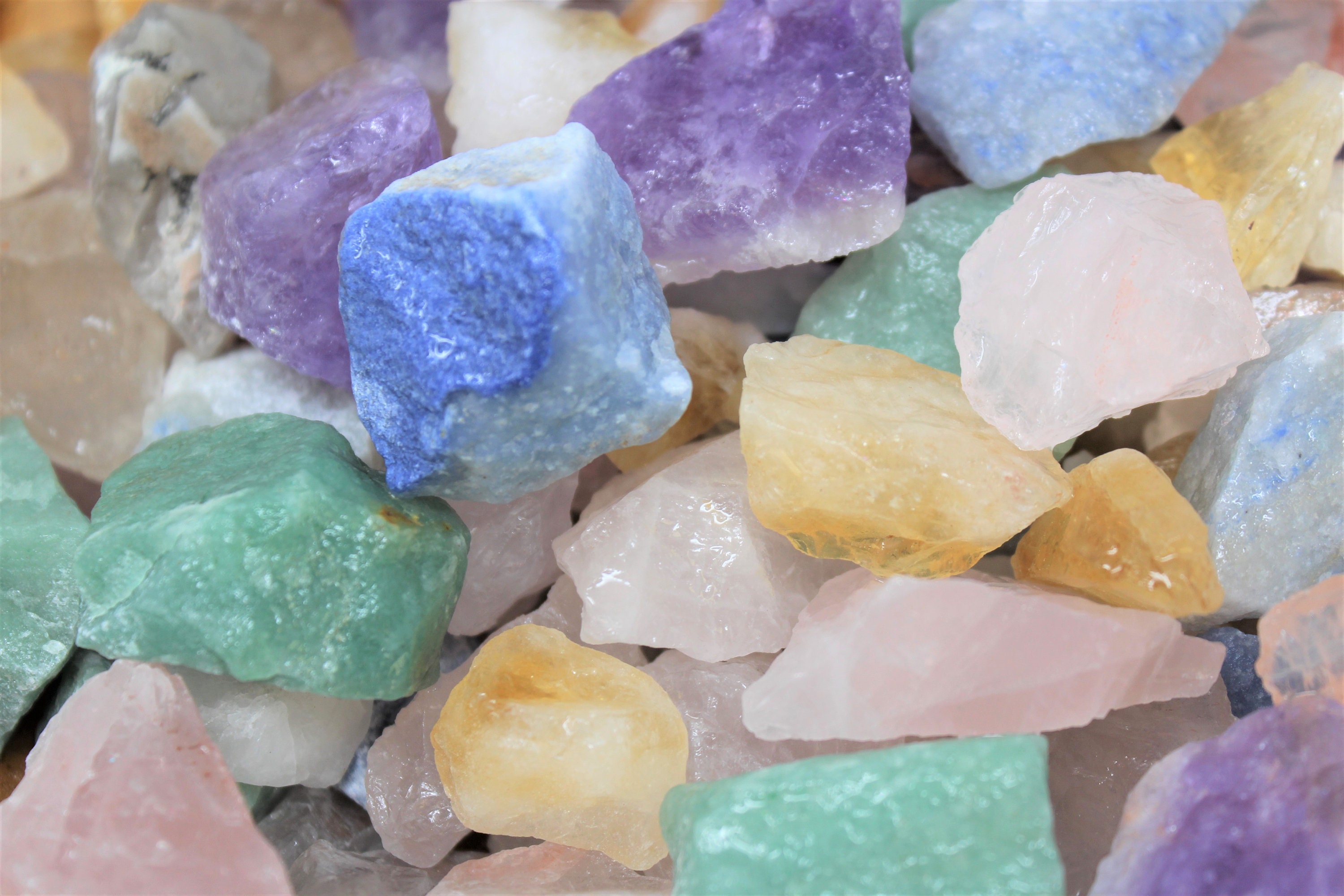 Rough Natural Mixed Quartz Premium Grade Stones, Beautiful Assortment