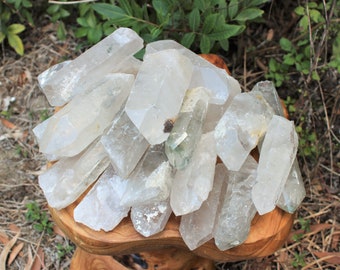LARGE CLEARANCE Clear Quartz Crystal Point: Choose Size (Clearance Crystal Points, Clear Quartz, Quartz Point, Clear Quartz Point)