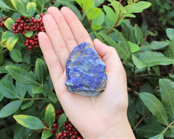 LARGE Rough Lapis Lazuli Chunks, 2" - 3": Choose How Many Pieces (Premium Quality 'A' Grade Natural Raw Lapis Crystals)