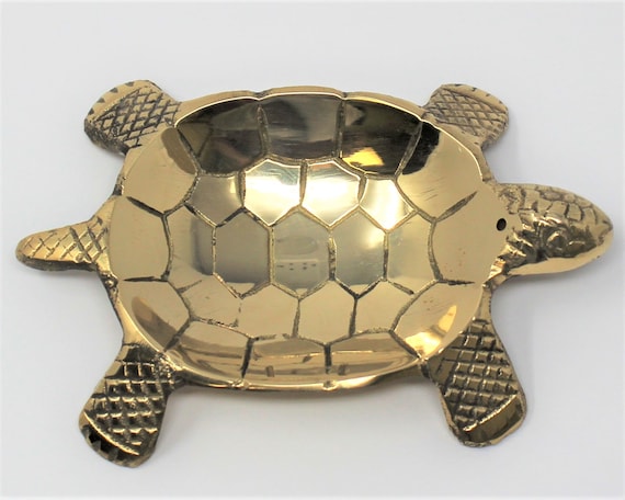 Brass Turtle Incense Burner / Incense Holder for Cones, Charcoal, Resin