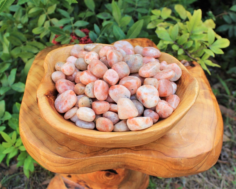 Sunstone Tumbled Stones: Choose How Many Pieces Premium Quality 'A' Grade image 2
