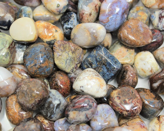 Pietersite Tumbled Stones: Choose Ounces or lb Bulk Wholesale Lots (Premium Quality 'A' Grade)