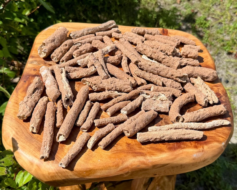 RARE Fulgurite Crystals, Natural Lightning Formed Fulgurite Specimens