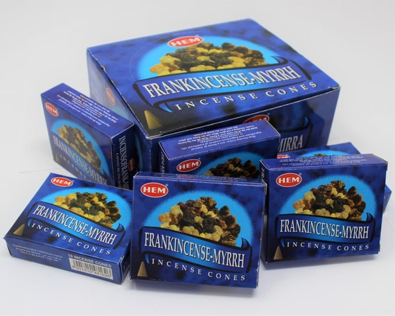 Hem Frankincense and Myrrh Incense Cones: Choose How Many