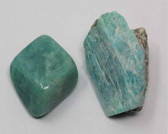 Amazonite Rough Natural Tumbled Stones Set Amazonite Etsy Amazonite Rough Natural Tumbled Stones Set Amazonite Etsy