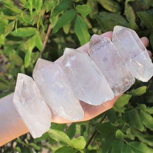 Clear Quartz Crystal Points 3" - 4" Choose How Many ('A' Grade Natural Clear Quartz Crystal Points, LARGE Quartz Points)