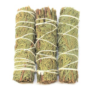 Lot of 3 Cedar Smudge Bundles